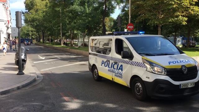 Policia Police Madrid Spain