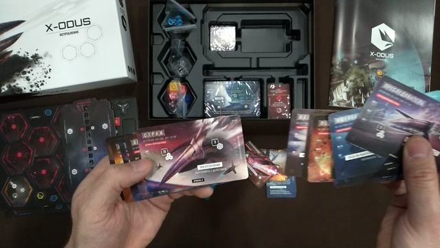 X-Odus. Истребление.  Распаковка настольной игры