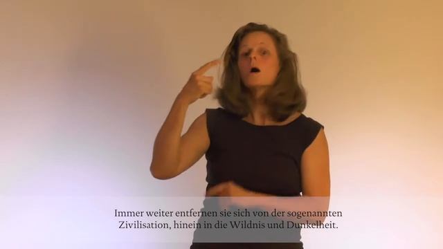 Die lächerliche Finsternis von Wolfram Lotz in Gebärdensprache erklärt