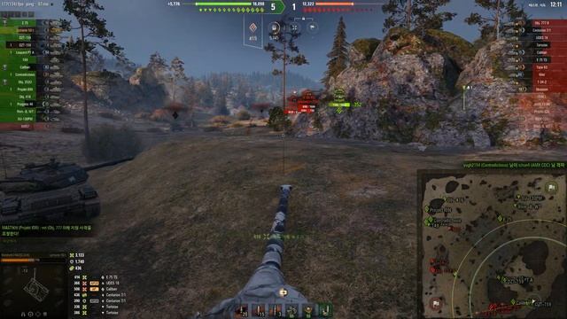 Мир танков. WOT. Бой на Lorraine 50t. 1 фраг и 4К урона