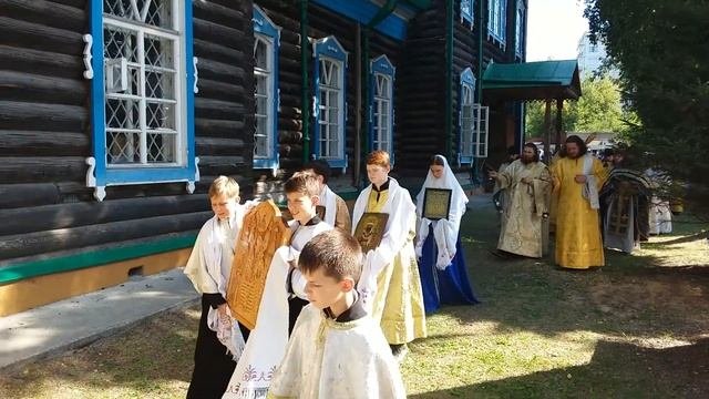 Крестный ход на Престольный праздник Успения Пресвятой Богородицы.