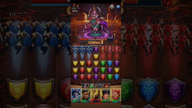 Daily Purple Titan Hit! Empire and Puzzle #empiresandpuzzles  #dailyvlog