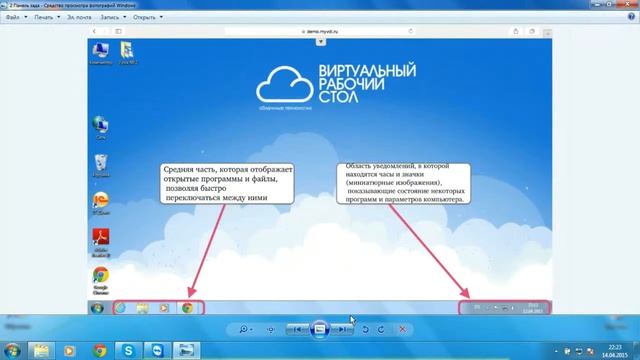 3 Панель задач Windows