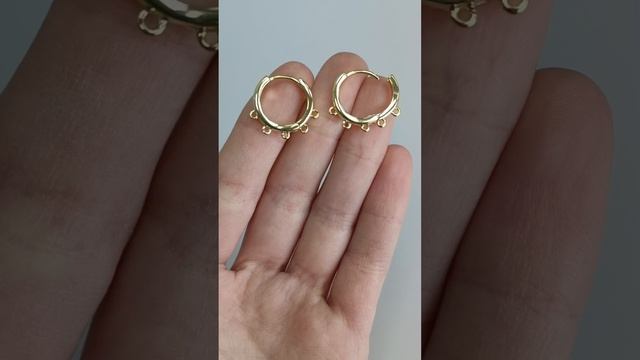 Швензы "Круг" 5 петель 17,5*2,5мм, золото. Цена - 340 ₽  На сайте : stones-shop.ru