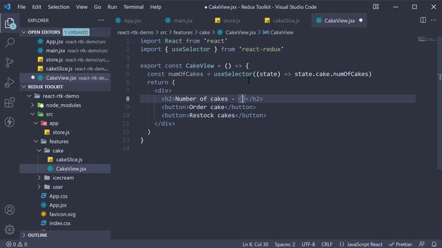 Redux Toolkit Tutorial - 27 - useSelector