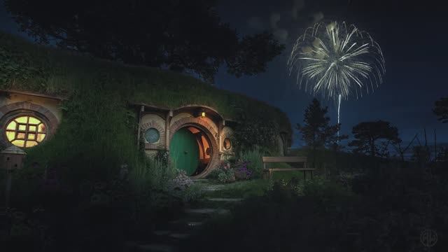 Lord of the Rings Gandalfs Fireworks in the Shire 2 Scenes iin Partnership with ASMR Weekly
