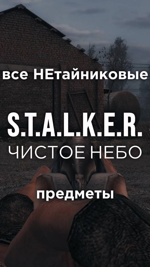 Все ПРЕДМЕТЫ в игре S.T.A.L.K.E.R.: ЧИСТОЕ НЕБО, Часть 6 • #shorts #stalker #clearsky #предметы