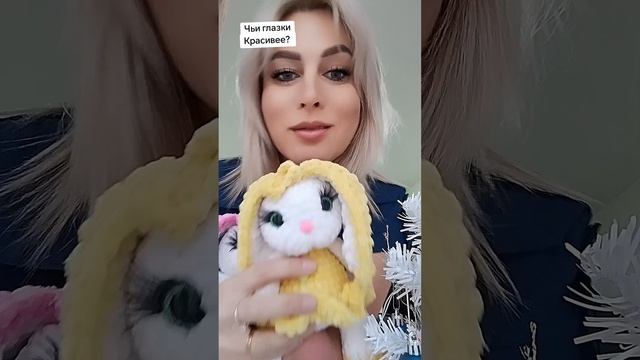 Вязаная плюшевая игрушка ручной работы, зайка плюшевая крючком