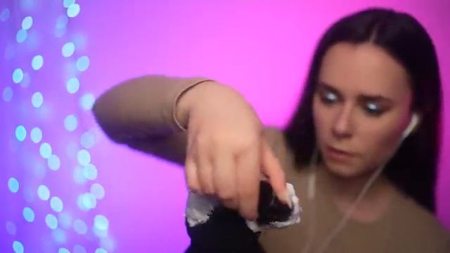 АСМР ПОБРЕЮ СВОЙ МИКРОФОН  ЗВУКИ ПЕНЫ СТРИЖКА МАССАЖ _ ASMR SHAVING MY MIC