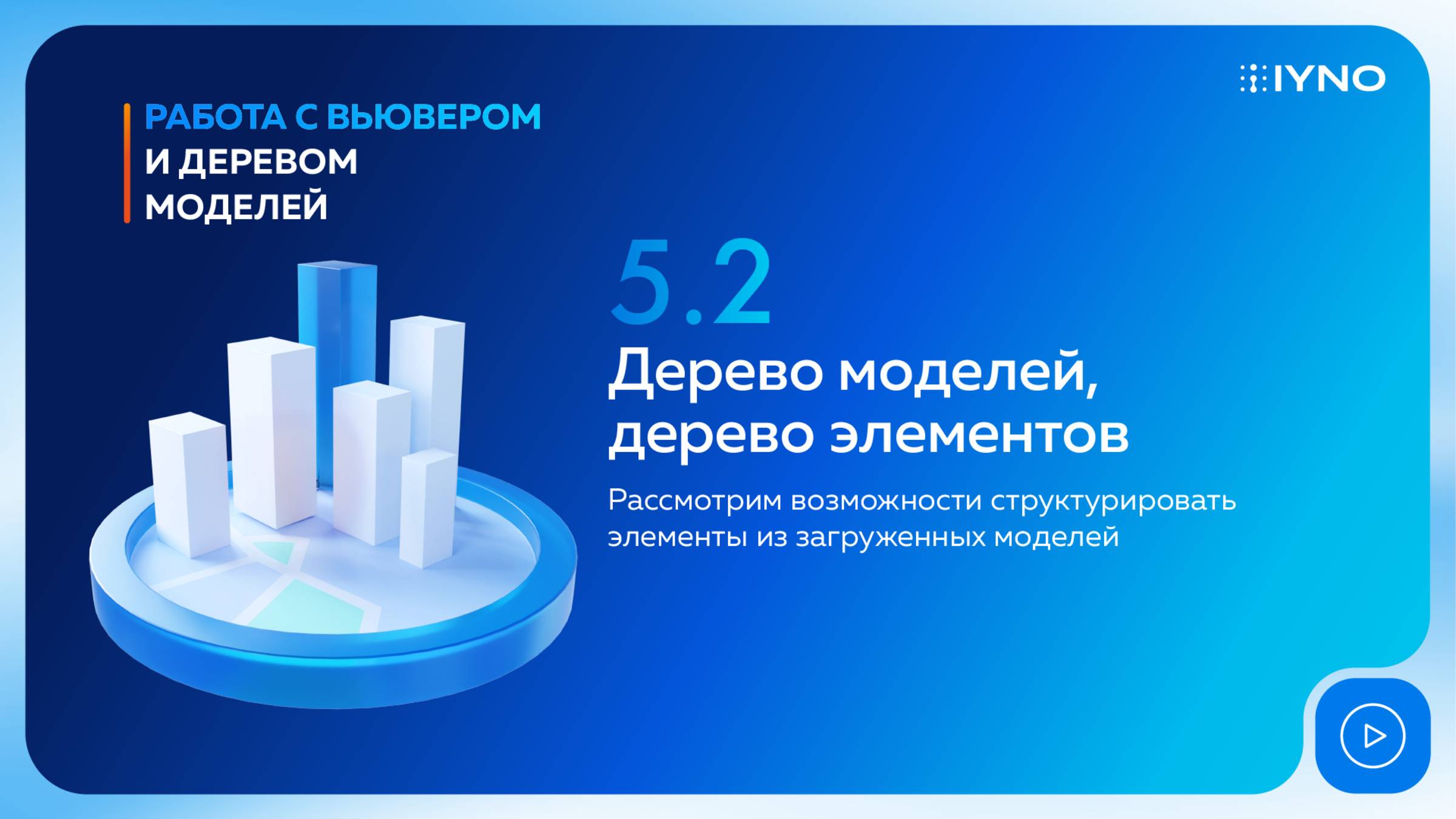 [Курс «IYNO: платформа по управлению строительством — от BIM-модели до ИДи КС»] Модели и элементы