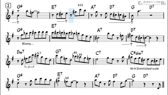 Doxy_Backing_Track_with_Sheet_Music_for_Alto_Sax_Take_1_720p[1]
