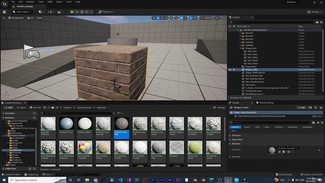 1. 09 what is static mesh and material