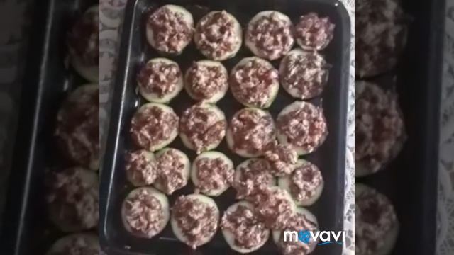 Быстрый ужин из трех продуктов. Закуска из кабачков.