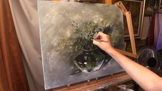Ромашки. Живопись маслом. Oil painting from Oleg Buiko.