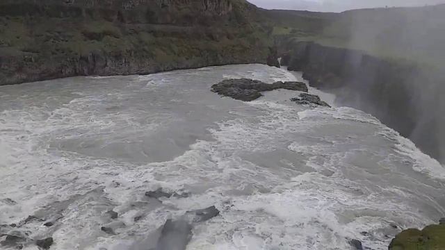Водопад Гюдльфосс Исландия Gullfoss Iceland