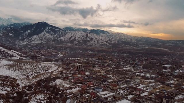 DJI mini 2 first flight Almaty mountains