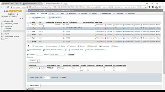 RESTless облачная БД для ESP8266
