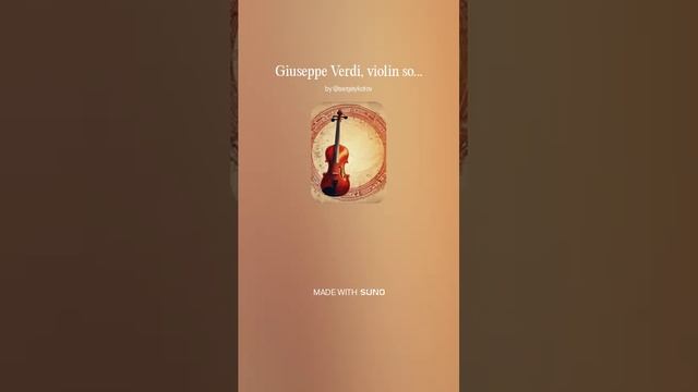 Giuseppe Verdi, violin solo,  (1)