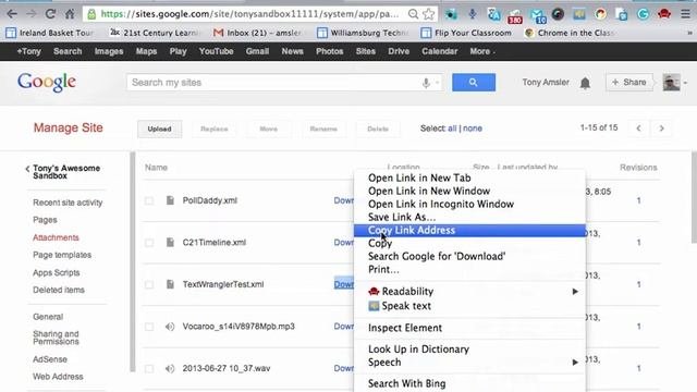 Insert A Twitter Timeline On A Google Site