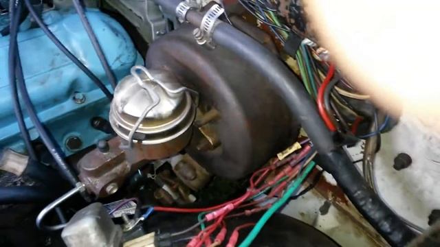 1962 Pontiac Engine Compartment
