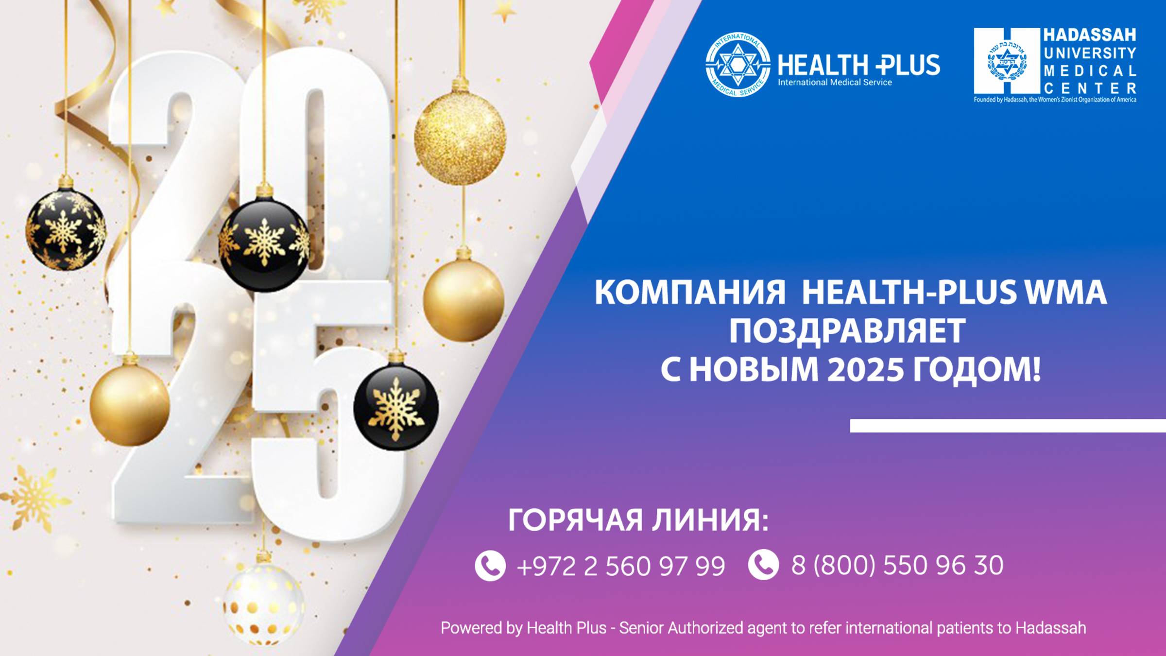 Дорогие друзья! От всей души поздравляем вас с наступающим Новым 2025 годом!