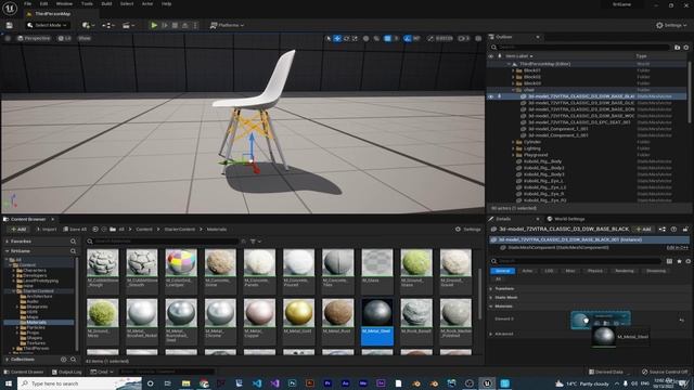 5. 13 import 3d model that has multiple part and multiple material