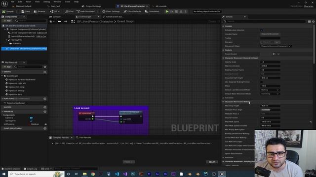 8. 48.Excersize add run cabality to our character