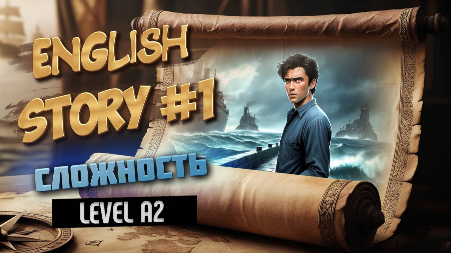 English Story №1. Роман "Мотылек". Level A2 (с переводом)