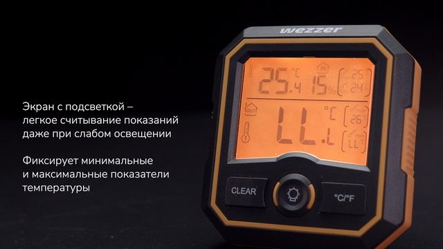 Термометр для сауны Levenhuk Wezzer SN20 | Четыре глаза – имиджевое видео