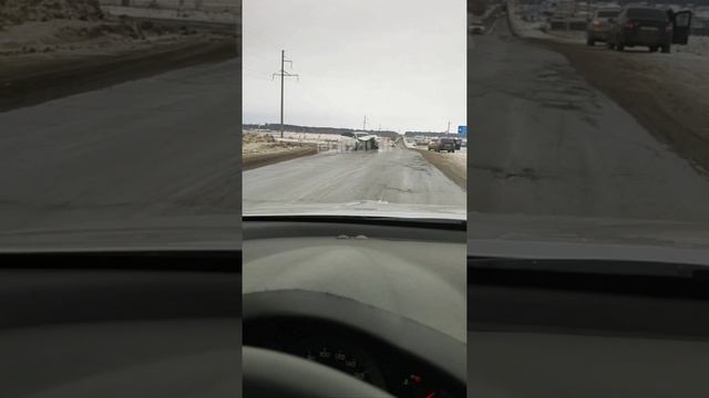 ❗️ Kia Rio и Hyundai Solaris жёстко столкнулись на трассе Мирный – Архангельское
