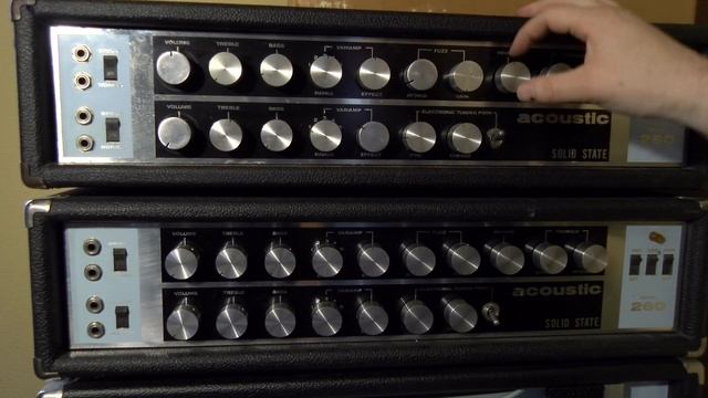 Repair Evaluation ACC Acoustic Control Corperation 261 260 "The Doors" Amp