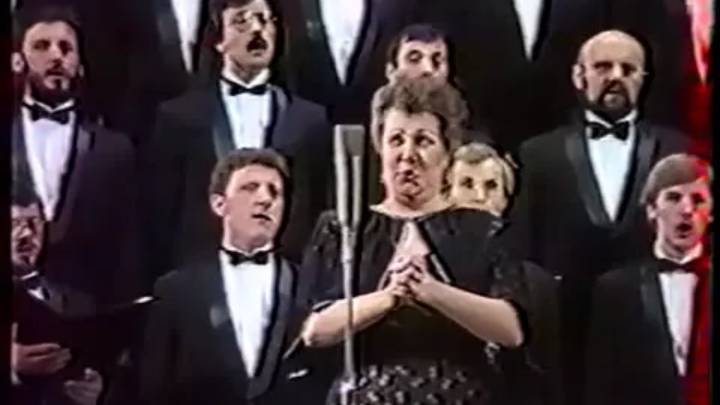 P. Chesnokov ＂Тhe Рre-Eternal Сounsel＂ (Yulia Alisova + MEPhI Male Choir) 11.04.1992