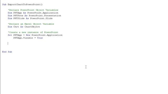 1. Экспорт Диаграммы Из Excel В PowerPoint с Помощью VBA