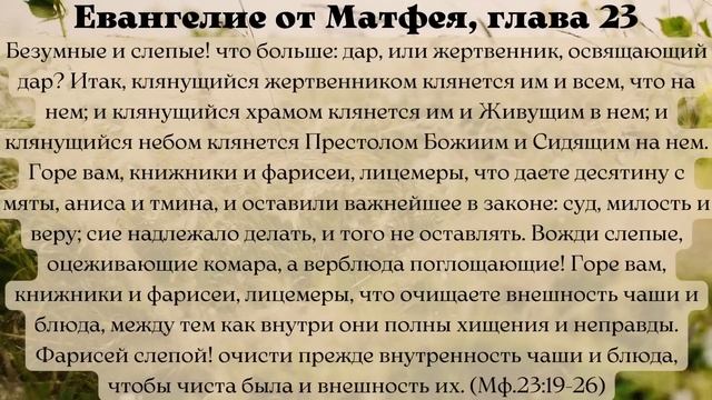 Евангелие дня 11 апреля 2023 с толкованием.  Жития Святых.