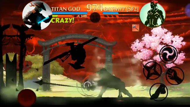 Shadow fight 2 TITAN GOD VS BATM77 [SF2]