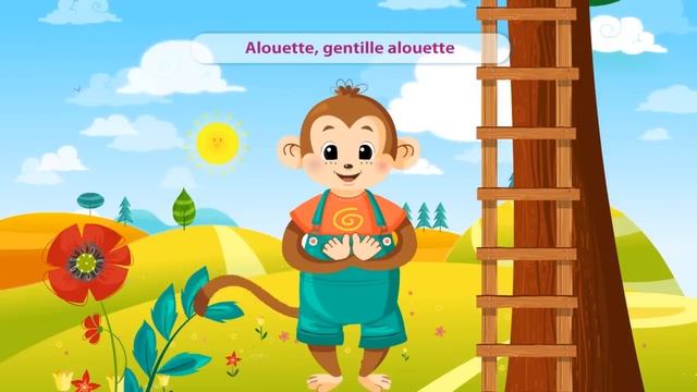 Alouette, gentille alouette - Comptine avec gestes pour enfants