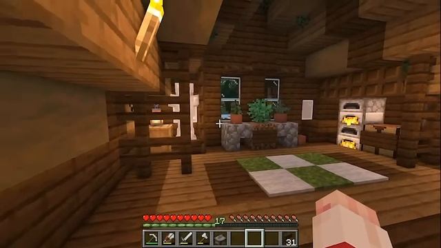 Minecraft строительство зимнего домика ❄️ Создаем рождественскую атмосферу в снежном мире! 🎁