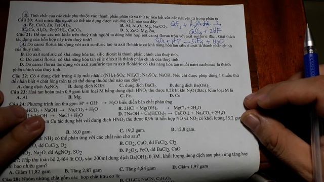 Giải chi tiết đề ôn tập I và II (11/12/2016) - P2