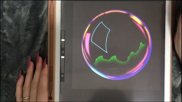 Asmr painting procreate bible  for iPad-АСМР рисование пузыря