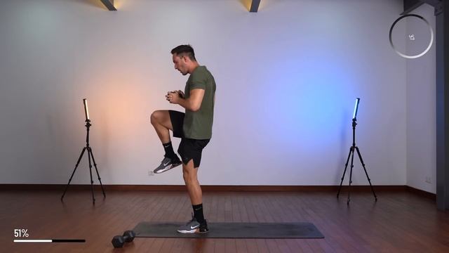 20 Min FULL BODY DUMBBELL Workout - ALL STANDING - Strength Training At Home