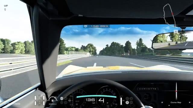 GT Sport: Stock '69 Chevrolet Corvette Top Speed Run