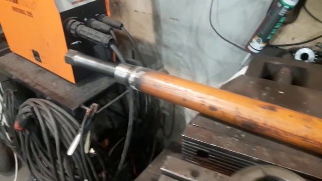 Мини погрузчик своими руками, съемник подшипника и запорный шайбы с полуоси ВАЗ.