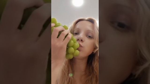 Grapes by plane from Korea. The most delicious and the most useful. And no nitrates, as some say))