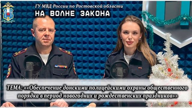 Новый выпуск радиопрограммы полиции Дона «На волне закона»