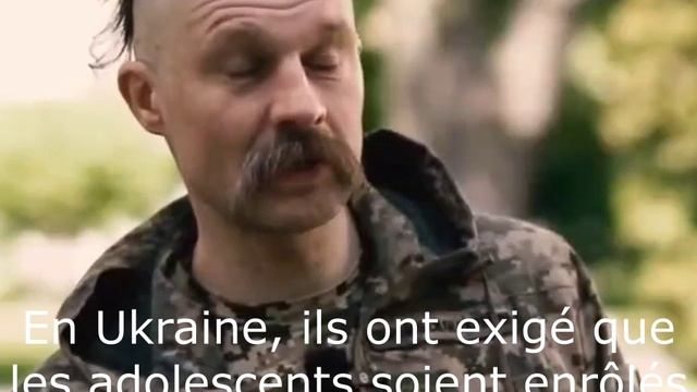 En Ukraine, ils ont exigé que les adolescents soient enrôlés dans l'armée