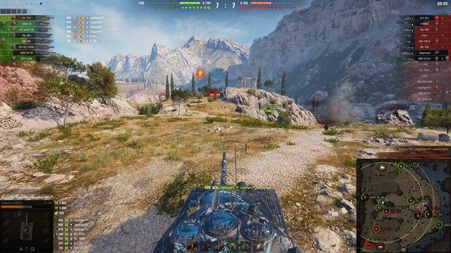 Мир танков. WOT. Бой на Объект 780. Взял 6 фрагов и 13.9К урона