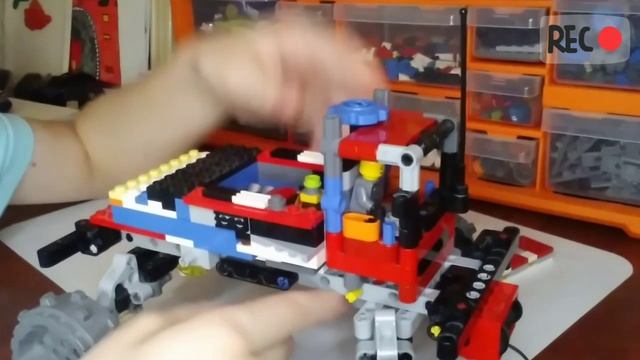 Обзор моей Lego самоделки (Лего вездеход)