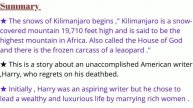 The Snows of Kilimanjaro by Ernest Hemingway / Explained in Hindi