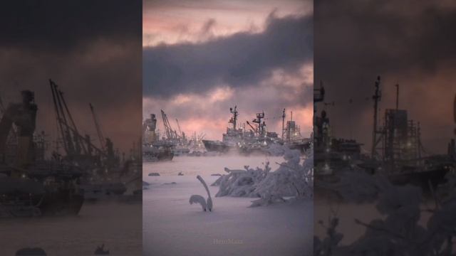 🚢 Потрясающие виды на Мурманский морской порт
Фото: HeroMaaz