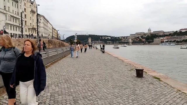 Walk Along Danube Embankment  & Tour of Parliament Building 4K 60fps/walking tour
